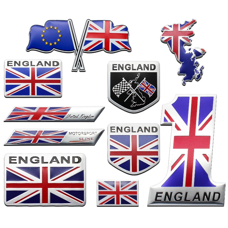 1 Pcs 3D Aluminum Alloy British Flag Logo Waterproof Auto Badge Decoration Decals Body Tail Sticker Styling Exterior Accessories
1 Pcs 3D Aluminum Alloy British Flag Logo Waterproof Auto Badge Decoration Decals Body Tail Sticker Styling Exterior Accessories