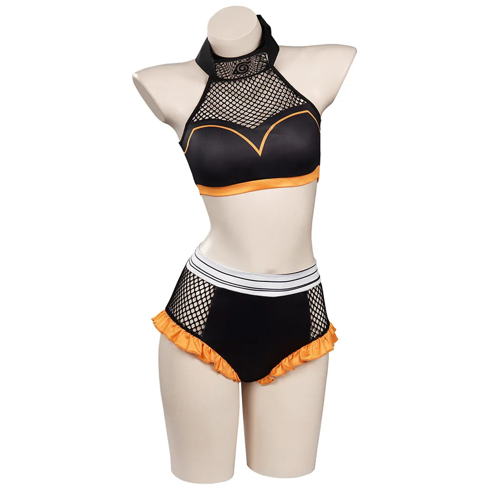 Uzumaki Cosplay Costume Swimsuit Bikini Top Shorts Swimwear Outfits Halloween Suit
Uzumaki Cosplay Costume Swimsuit Bikini Top Shorts Swimwear Outfits Halloween Suit