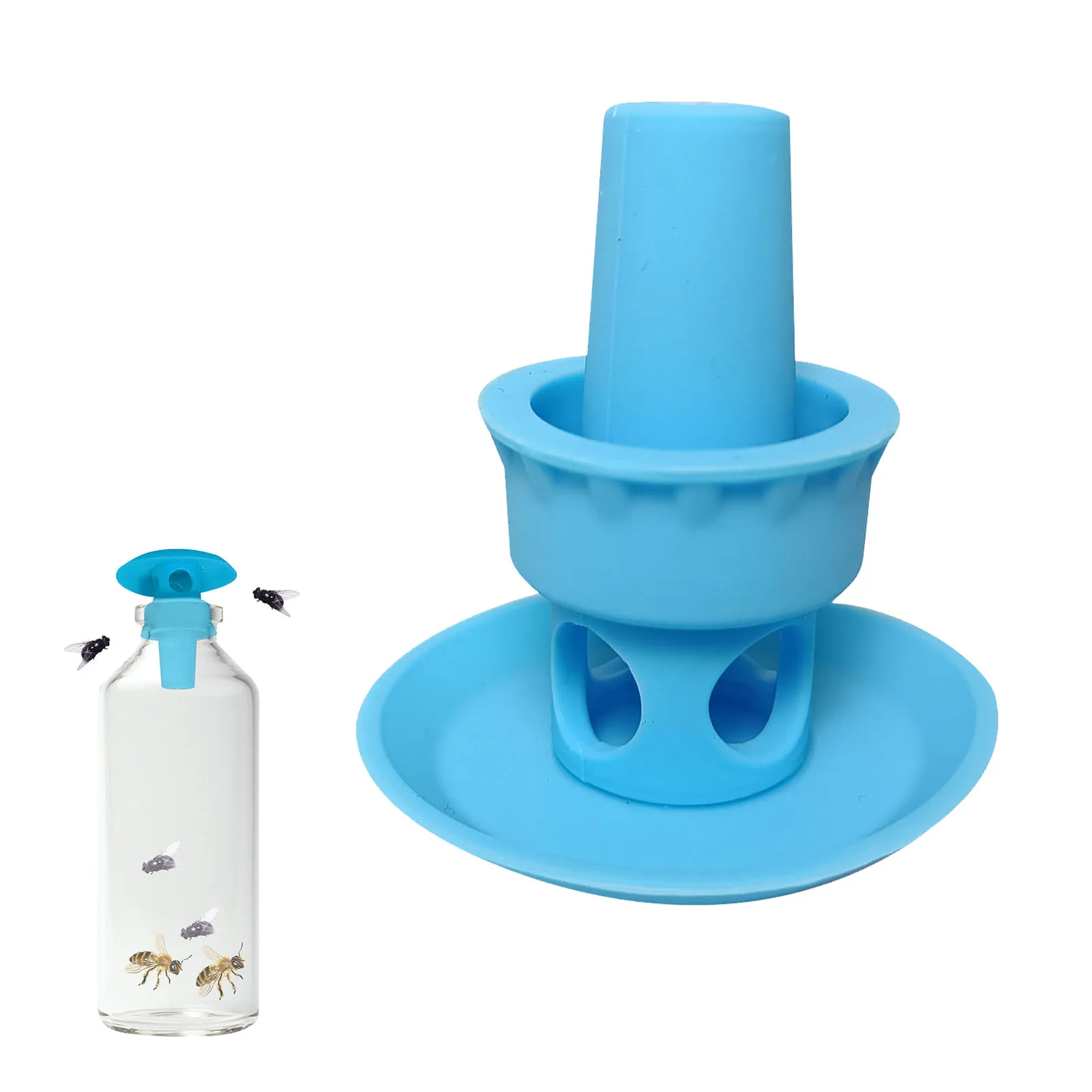 Wasp Trap Reusable Fruit Fly Trap for Outside Outdoor Easy to Clean Wasps Hornet Bee Trap Catcher for Garden Patios Camping 
Wasp Trap Reusable Fruit Fly Trap for Outside Outdoor Easy to Clean Wasps Hornet Bee Trap Catcher for Garden Patios Camping