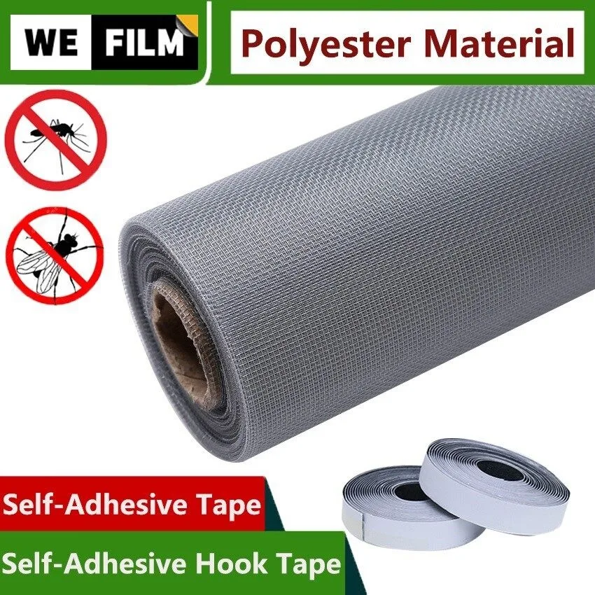 Mosquito Net DIY Self-Adhesive Window Screening Adjustable Anti-Insect Fly Bug Mosquito Window Mesh Prevent Dengue Fever(Gray)
Mosquito Net DIY Self-Adhesive Window Screening Adjustable Anti-Insect Fly Bug Mosquito Window Mesh Prevent Dengue Fever(Gray)