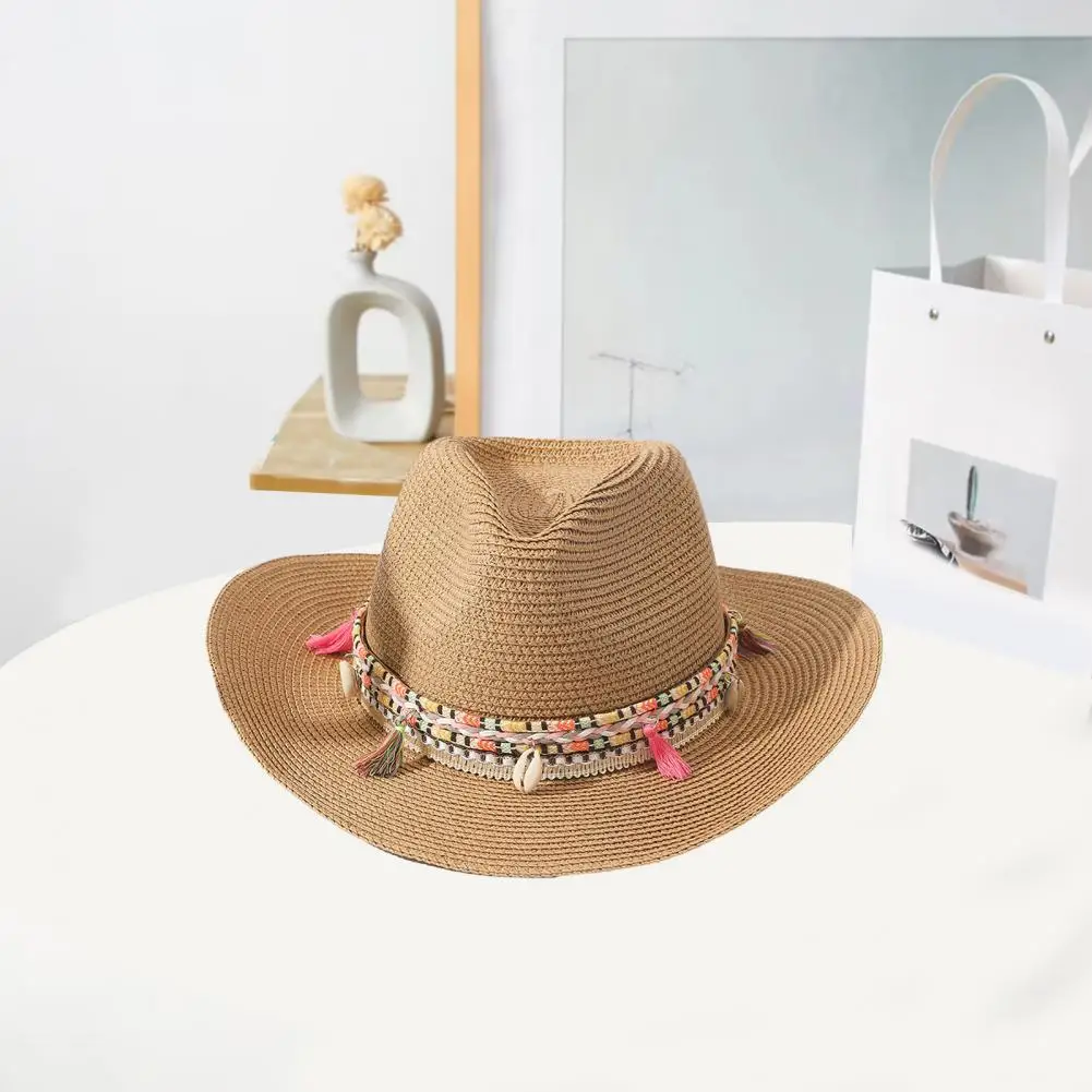 Popular Straw Hat Bohemia Style Floppy Unisex Big Brim Sunscreen Jazz Hat Folding Sun Hat Fashion Accessories
Popular Straw Hat Bohemia Style Floppy Unisex Big Brim Sunscreen Jazz Hat Folding Sun Hat Fashion Accessories