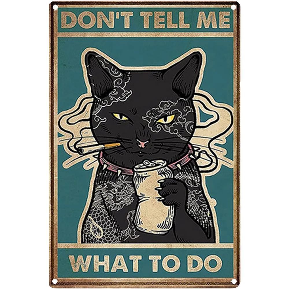 Cute Cat Metal Signs Vintage Metal Tin Sign Funny Coffee Cat Rusty Metal Posters Metal Sign Pub Bar Man Cave Club Wall Art Decor
Cute Cat Metal Signs Vintage Metal Tin Sign Funny Coffee Cat Rusty Metal Posters Metal Sign Pub Bar Man Cave Club Wall Art Decor