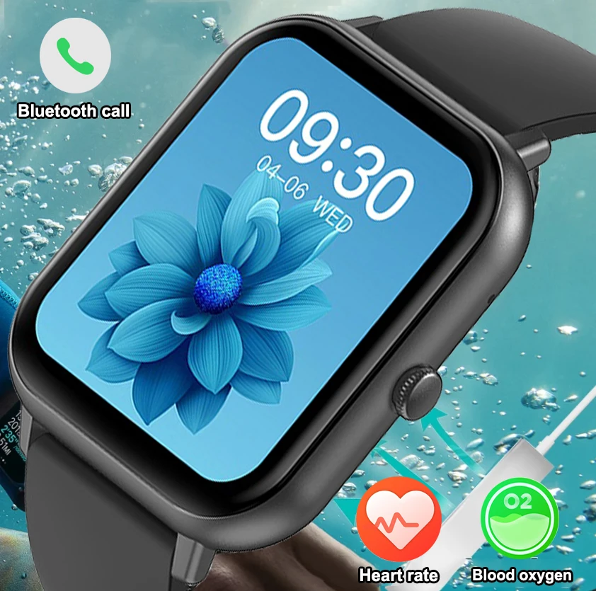 2023 Product Blood Oxygen Heart Rate Smart Watch 1.83'' Large Display Voice Calling 100+ Sports Modes Smartwatch For Android IOS
2023 Product Blood Oxygen Heart Rate Smart Watch 1.83'' Large Display Voice Calling 100+ Sports Modes Smartwatch For Android IOS