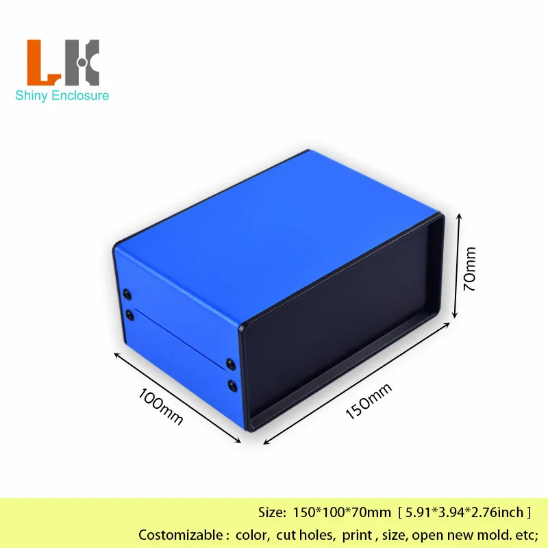 BDA40004 Custom Iron Enclosure Metal Project Box Junction Housing Diy Electronic Box Power Supply Instrument Case 150x100x70mm
BDA40004 Custom Iron Enclosure Metal Project Box Junction Housing Diy Electronic Box Power Supply Instrument Case 150x100x70mm
