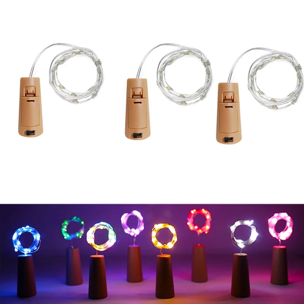 Wine Bottle Corks LED String Lights Home Decor Holiday Fairy Lights Garland Christmas Tree Wedding Party Decor Bar Bottle Lamp
Wine Bottle Corks LED String Lights Home Decor Holiday Fairy Lights Garland Christmas Tree Wedding Party Decor Bar Bottle Lamp