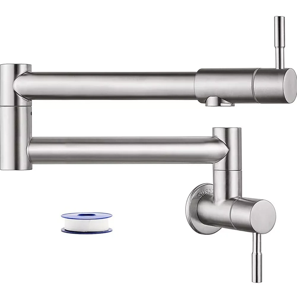 1 Pcs Faucet Wall Type Folding Faucet Kitchen Sink Faucet Single Cooling Foldable Faucet Universal Rotary Faucet Stainless Steel
1 Pcs Faucet Wall Type Folding Faucet Kitchen Sink Faucet Single Cooling Foldable Faucet Universal Rotary Faucet Stainless Steel