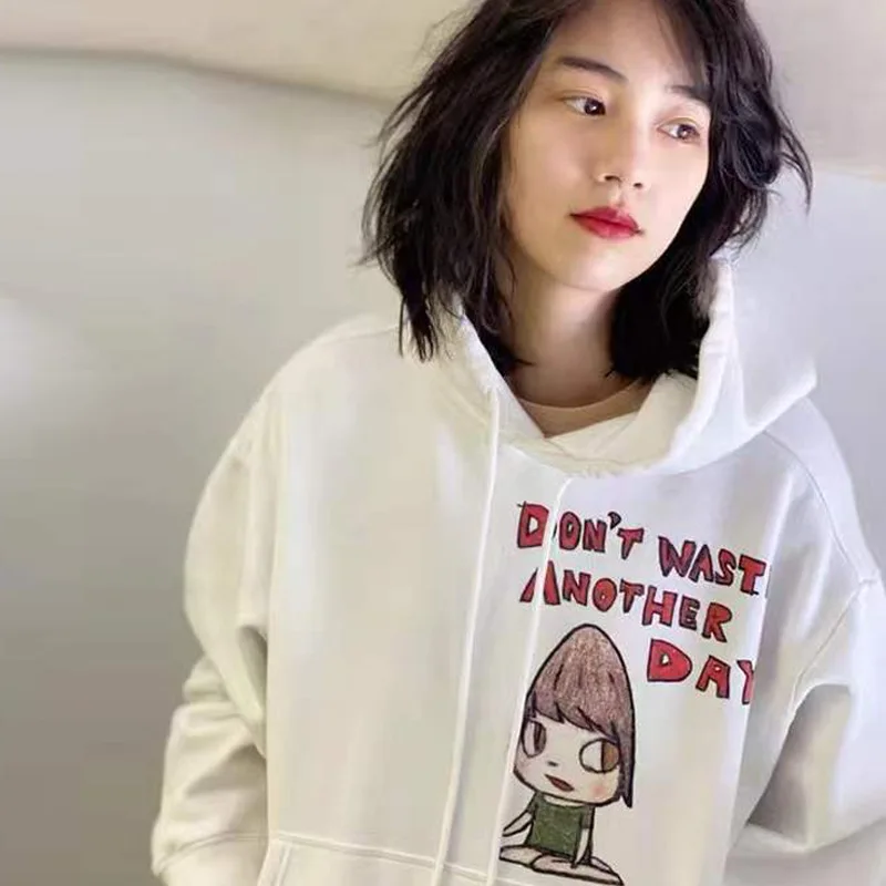 2022 Early Spring Style Couple Hooded Plus Fleece Sweatshirts Cartoon Print Pullover Sweatshirts Unisex
2022 Early Spring Style Couple Hooded Plus Fleece Sweatshirts Cartoon Print Pullover Sweatshirts Unisex