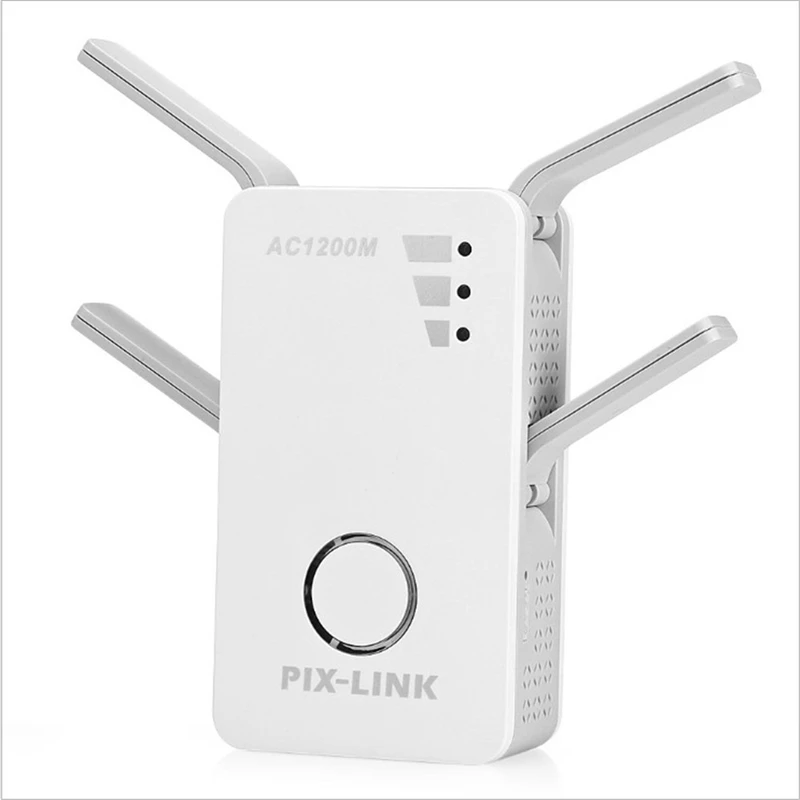 PIX-LINK 1200Mbps Wireless-AC Dual Band Repeater/AP Wireless Range Extender Signal Amplifier With 4 Antennas EU Plug
PIX-LINK 1200Mbps Wireless-AC Dual Band Repeater/AP Wireless Range Extender Signal Amplifier With 4 Antennas EU Plug