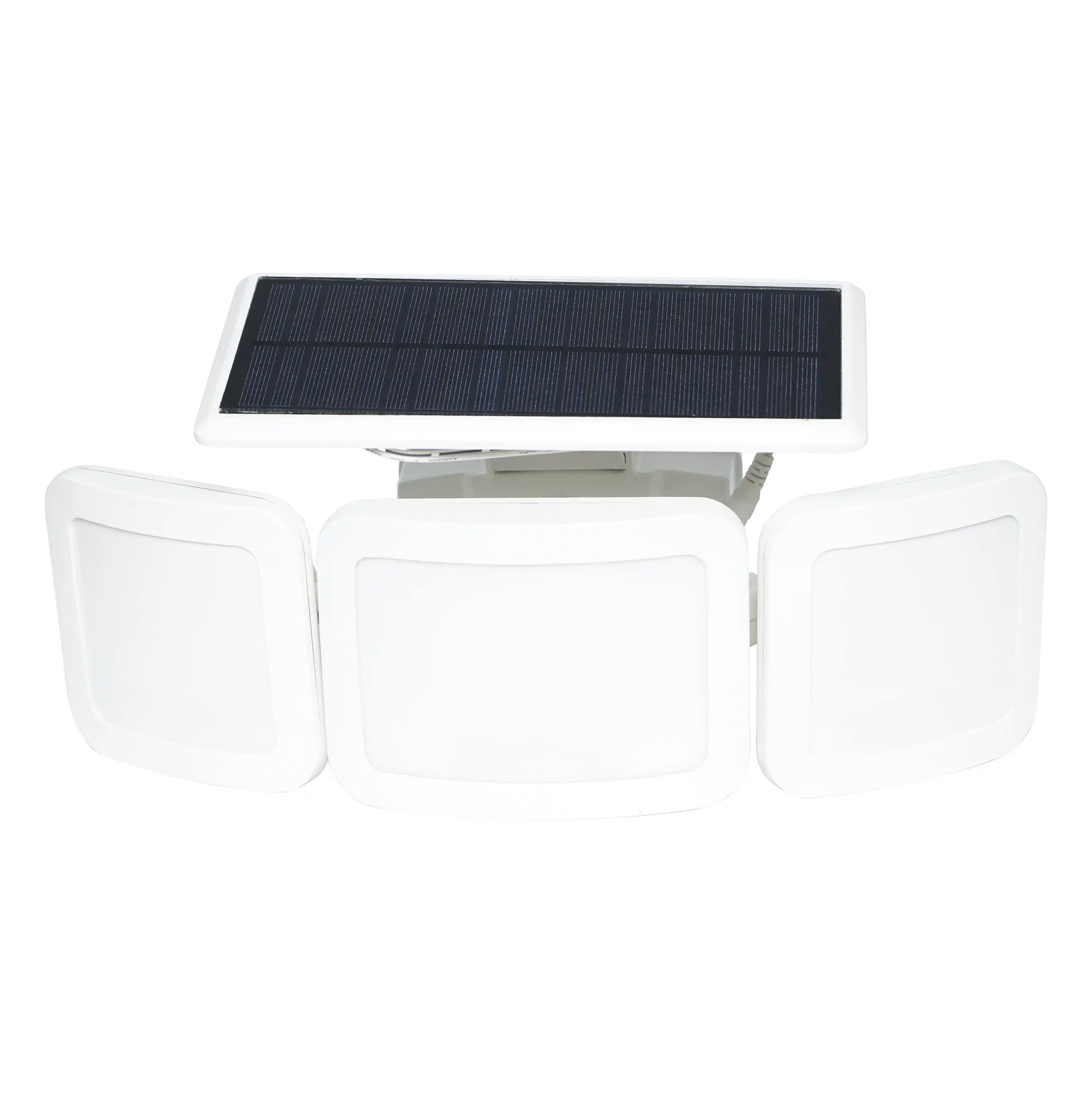 3000 Lumen LED Triple Head Solar Security Light, 55-Watt Equivalent and Motion Activated
3000 Lumen LED Triple Head Solar Security Light, 55-Watt Equivalent and Motion Activated
