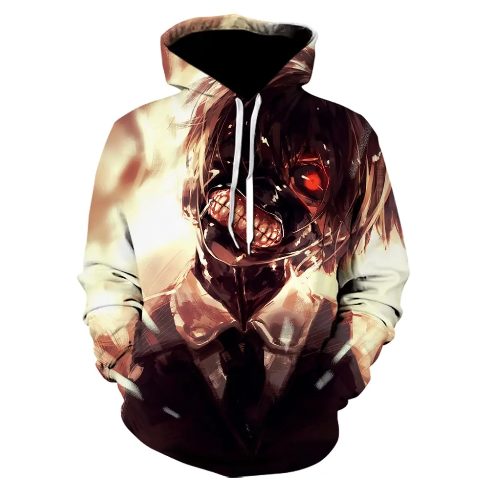 Japanese Streetwear Anime 3D Sweatshirts Men/women Tracksuits Tops Print Hooded Tokyo Ghoul Kaneki Ken Hoodies
Japanese Streetwear Anime 3D Sweatshirts Men/women Tracksuits Tops Print Hooded Tokyo Ghoul Kaneki Ken Hoodies