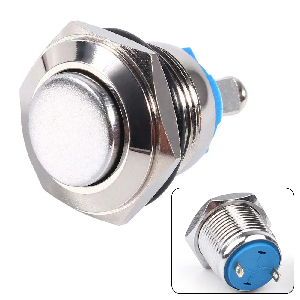 16mm Metal Waterproof Push Button Momentary Latching Power Switch Brass Round Cover For LED Light Car Engine
16mm Metal Waterproof Push Button Momentary Latching Power Switch Brass Round Cover For LED Light Car Engine