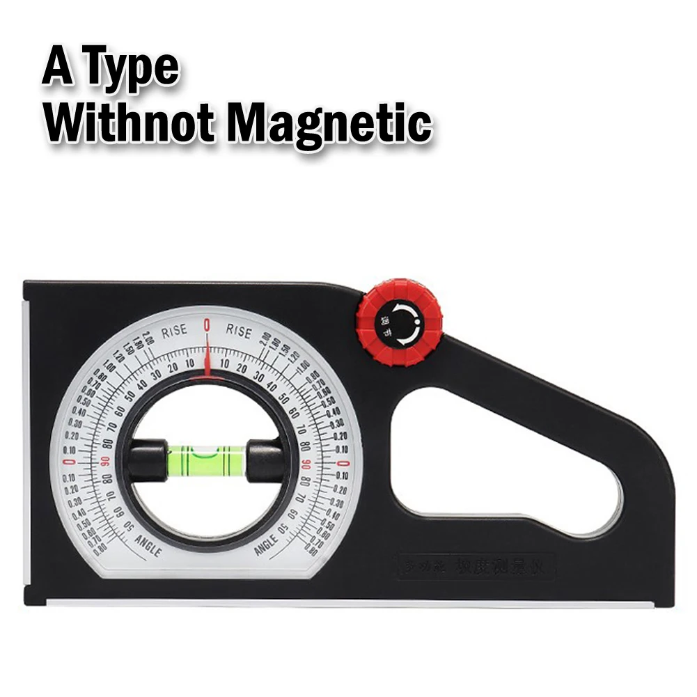 High Precision Angle Slope Measuring Instrument Magnetic Level Bubble Inclinometer Protractor Angle Finder Slope Scale Level
High Precision Angle Slope Measuring Instrument Magnetic Level Bubble Inclinometer Protractor Angle Finder Slope Scale Level