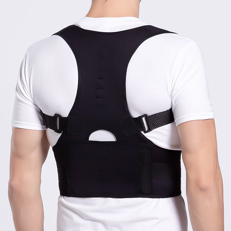 Мужской Пояс для поддержки спины, поясничные ремни, прямой Регулируемый магнитный корректор похудения, черный корсет для осанки
Мужской Пояс для поддержки спины, поясничные ремни, прямой Регулируемый магнитный корректор похудения, черный корсет для осанки