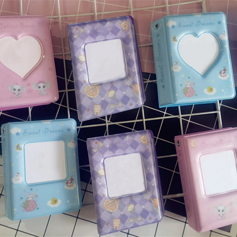3 Inch Square Photo Album Heart Hollow Photo Album Collection Book Star Chasing Storage Album Cartoon Polaroid Photocard Holder
3 Inch Square Photo Album Heart Hollow Photo Album Collection Book Star Chasing Storage Album Cartoon Polaroid Photocard Holder