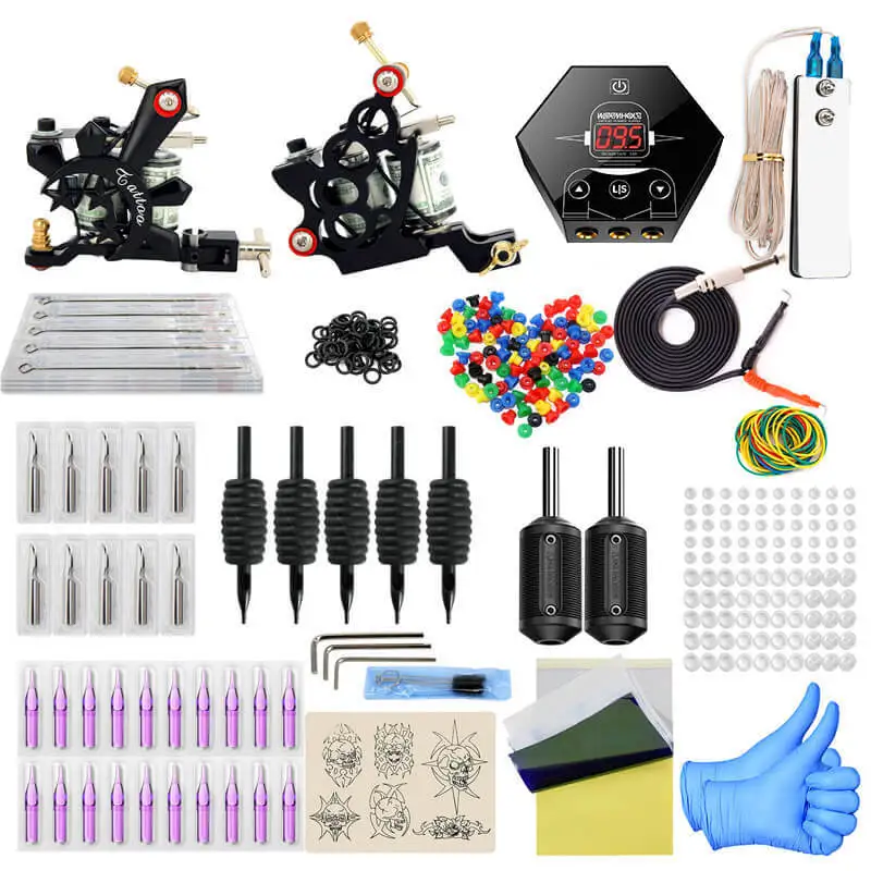 New coil tattoo machine set full set of tattoo equipment secant fogging double machine double adjustment hexagonal power tattoo
New coil tattoo machine set full set of tattoo equipment secant fogging double machine double adjustment hexagonal power tattoo