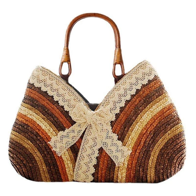 Straw Beach Bag Women Handbag Handmade Weave Basket Shoulder Bag Designer High Quality Rattan Traveling Tote Bags
Straw Beach Bag Women Handbag Handmade Weave Basket Shoulder Bag Designer High Quality Rattan Traveling Tote Bags