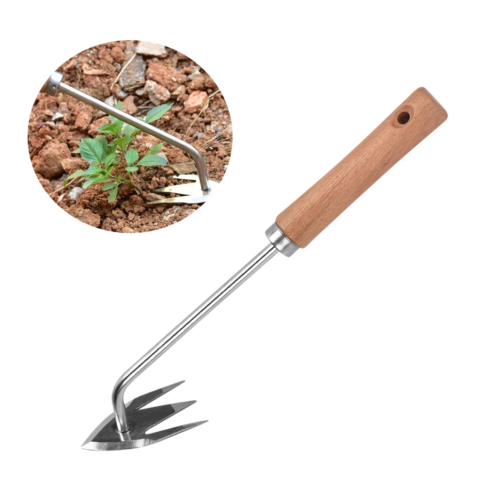 Stainless Steel Weeding Rake Harrow Handheld Steel Weeding Hoe Hand Weeding Removal Puller Multifunctional Gardening Tools
Stainless Steel Weeding Rake Harrow Handheld Steel Weeding Hoe Hand Weeding Removal Puller Multifunctional Gardening Tools