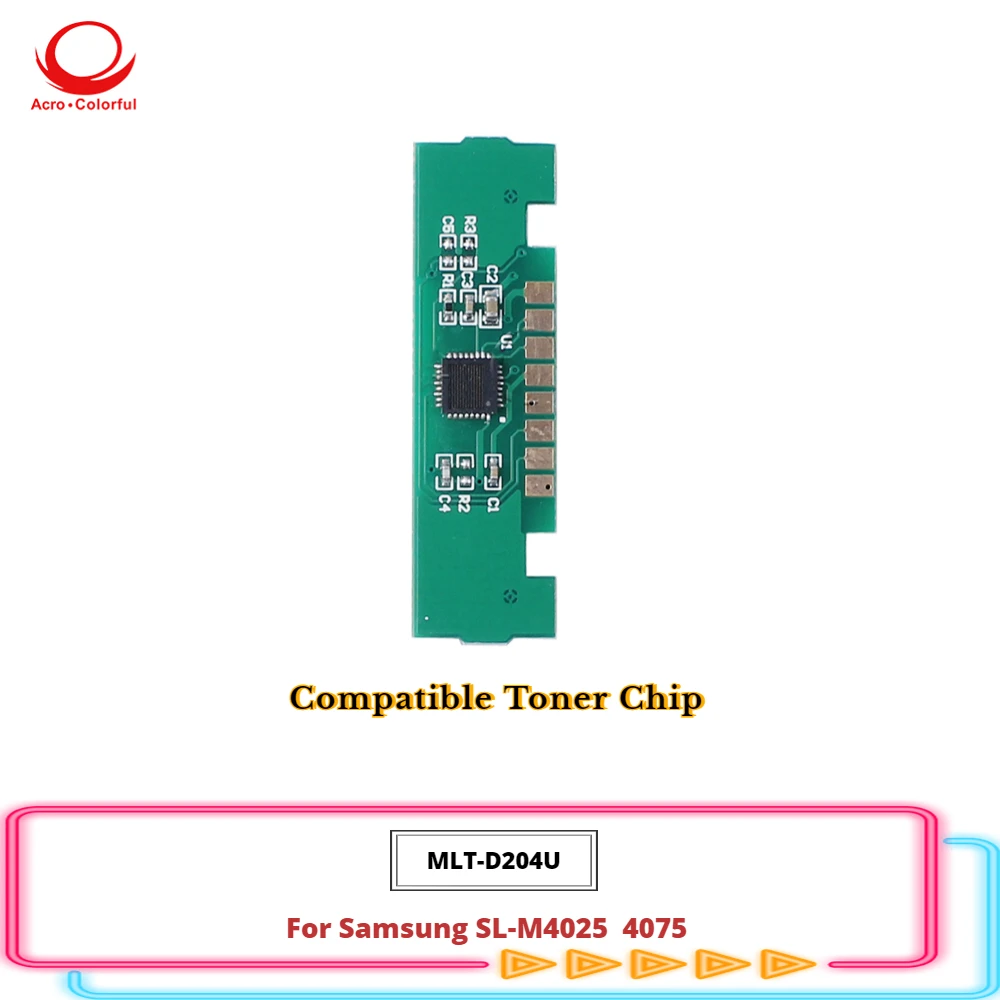 15K MLT-D204U toner chip for Samsung SL-M3825 4025 M3875 4075 laser printer cartridge refill
15K MLT-D204U toner chip for Samsung SL-M3825 4025 M3875 4075 laser printer cartridge refill