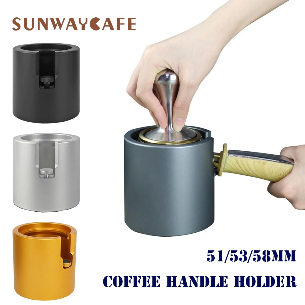 51/58mm Aluminum Alloy Coffee Filter Handle Holder Espresso Mat Stand Coffee Tamper Base Rack Coffee Accessories Barista Tools
51/58mm Aluminum Alloy Coffee Filter Handle Holder Espresso Mat Stand Coffee Tamper Base Rack Coffee Accessories Barista Tools