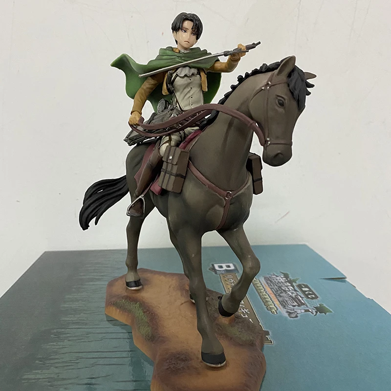 NEW Attack on Titan Levi Figure With Horse Rival Ackerman Action Figurine Rivaille Collection Model Toys 18cm
NEW Attack on Titan Levi Figure With Horse Rival Ackerman Action Figurine Rivaille Collection Model Toys 18cm