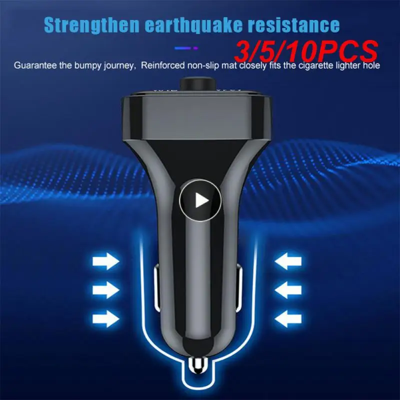 3/5/10PCS Multifunction Pd Type-c Dual Usb 3.1a Mp3 Modulator Player Colorful Ambient Light Fast Charger Car Charger Handsfree
3/5/10PCS Multifunction Pd Type-c Dual Usb 3.1a Mp3 Modulator Player Colorful Ambient Light Fast Charger Car Charger Handsfree