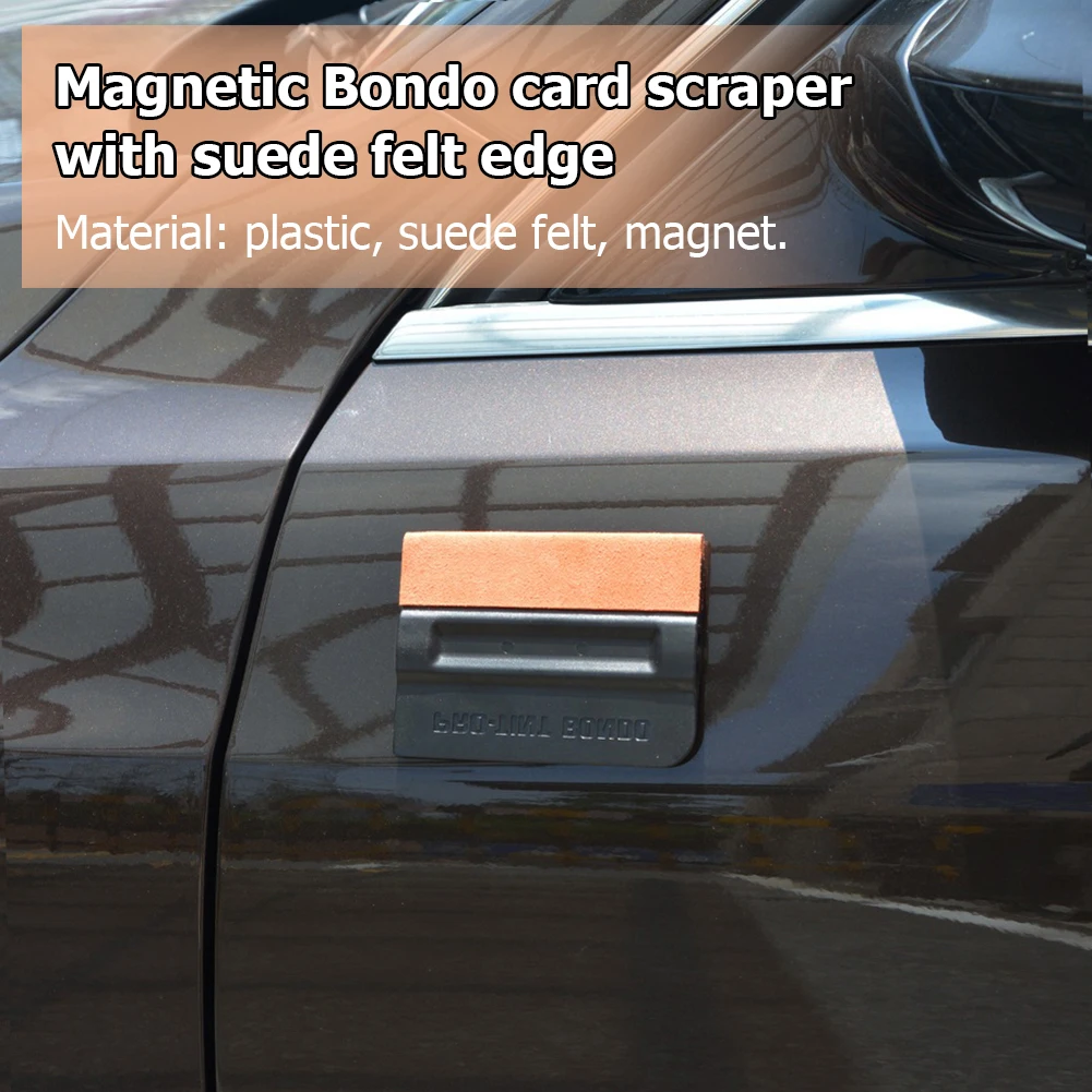 Carbon Fiber Film Magnetic Squeegee Vinyl Car Wrap Window Tint Magnet Scraper with Scratch-free Suede Felt Car Wrapping
Carbon Fiber Film Magnetic Squeegee Vinyl Car Wrap Window Tint Magnet Scraper with Scratch-free Suede Felt Car Wrapping