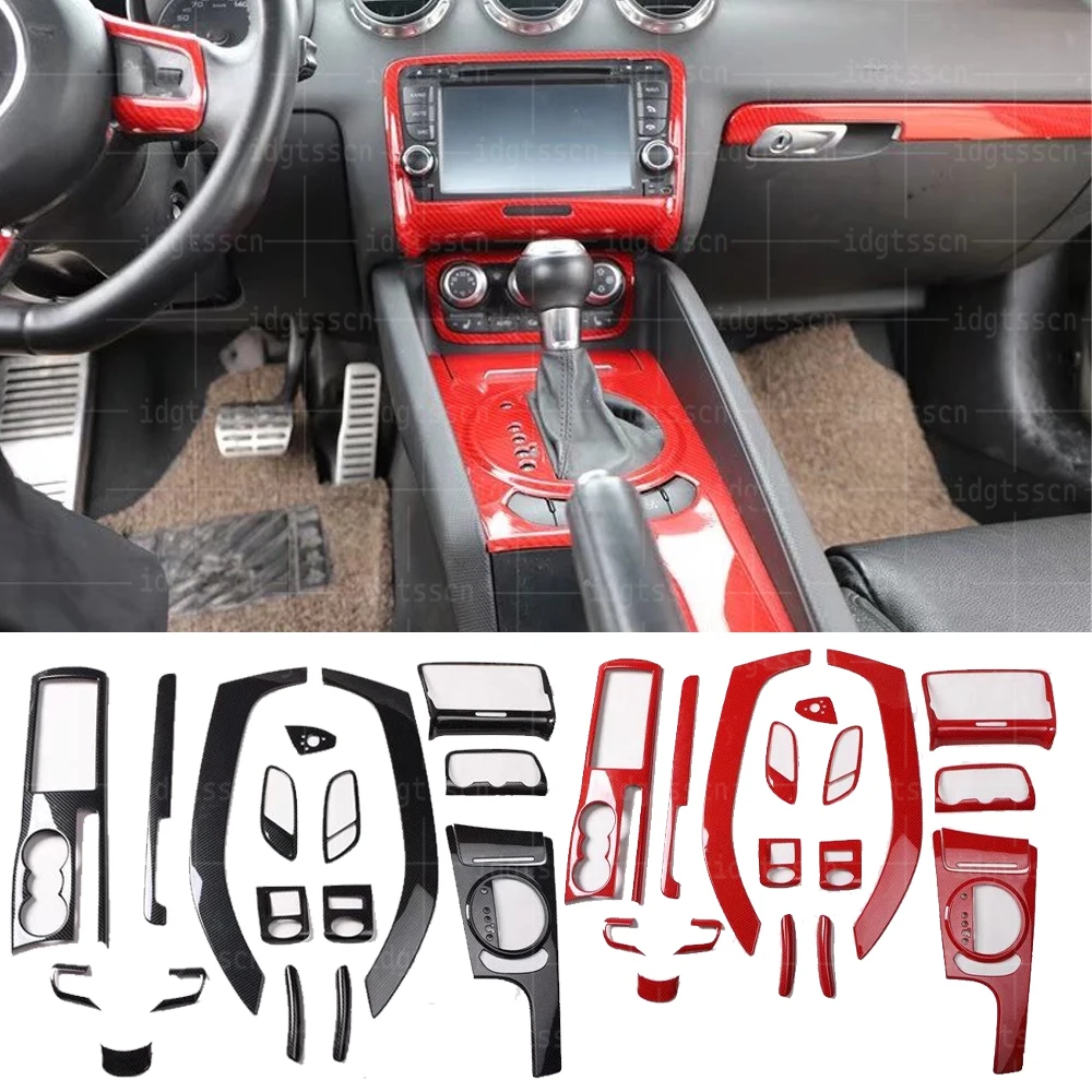 RHD LHD Car interior Carbon Fiber Full Set Sticker For Audi TT 8J 08-14 Accessories Sticker Gear Shift Panel Cover Interior Trim
RHD LHD Car interior Carbon Fiber Full Set Sticker For Audi TT 8J 08-14 Accessories Sticker Gear Shift Panel Cover Interior Trim