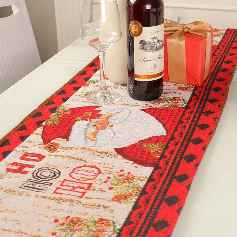 Christmas Table Runner Colorful Patterns Table Cloth Festival Holiday Party Drop Shipping
Christmas Table Runner Colorful Patterns Table Cloth Festival Holiday Party Drop Shipping