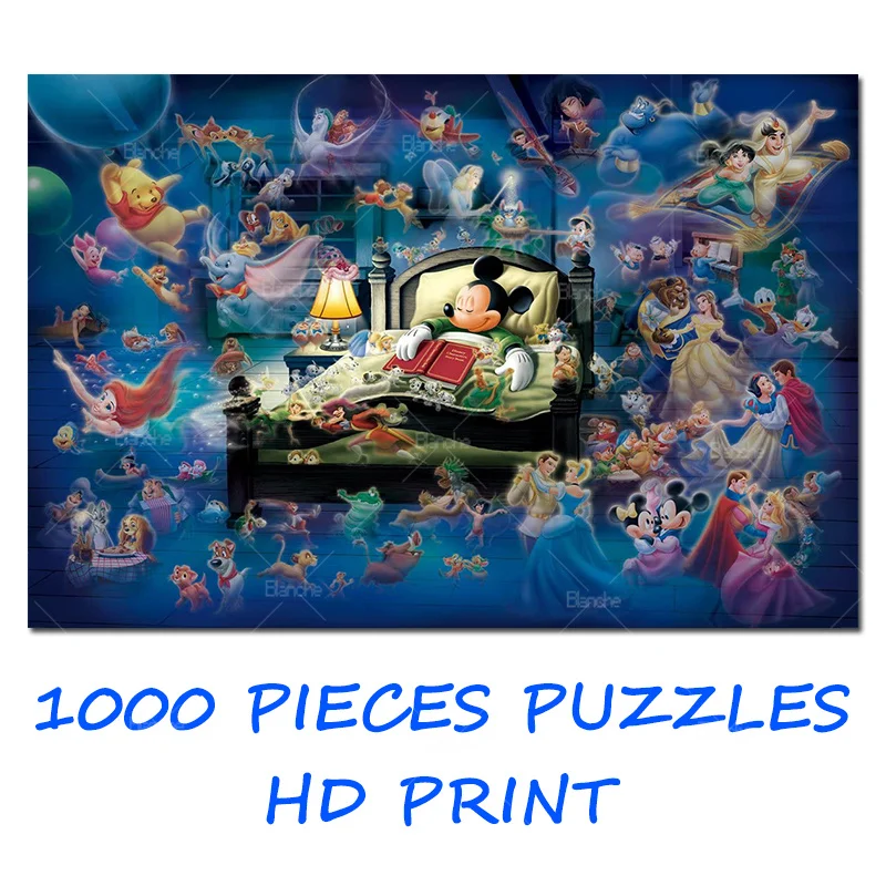 1000PCS Puzzles Mickey Mouse Night Dream Disney Characters Paper Jigsaw Puzzle Game Picture For Kids Teens Like Room Ornaments
1000PCS Puzzles Mickey Mouse Night Dream Disney Characters Paper Jigsaw Puzzle Game Picture For Kids Teens Like Room Ornaments
