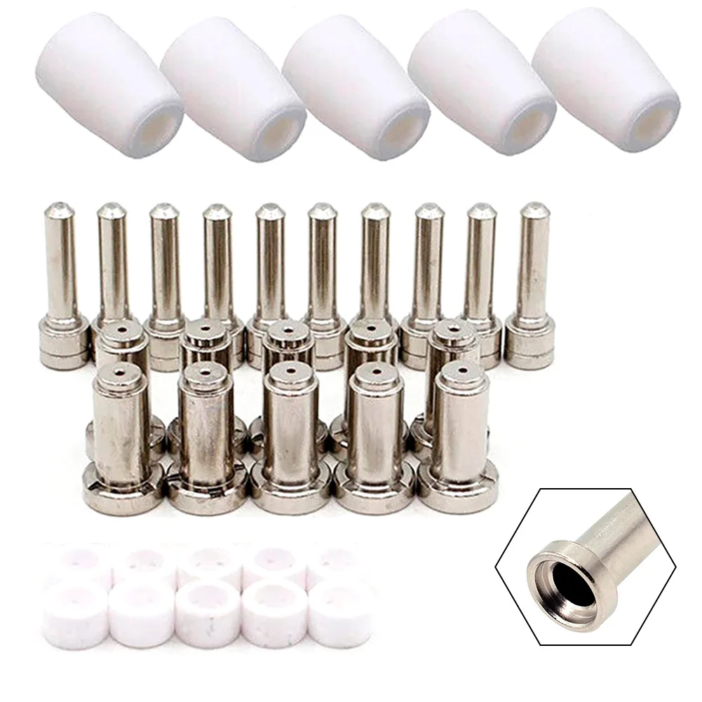 PT 31XT Plasma Electrode and Nozzle Kit 35pcs Set with 20862 Electrode and 30A 20860 Nozzle Top Quality Materials
PT 31XT Plasma Electrode and Nozzle Kit 35pcs Set with 20862 Electrode and 30A 20860 Nozzle Top Quality Materials