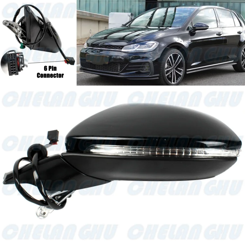 Для VW Golf 7 7,5 2013 2014 2015 2016 2017 2018 2019 2020 левая сторона 6 контактов черная окрашенная зеркало с подогревом и регулировкой мощности в сборе 
Для VW Golf 7 7,5 2013 2014 2015 2016 2017 2018 2019 2020 левая сторона 6 контактов черная окрашенная зеркало с подогревом и регулировкой мощности в сборе