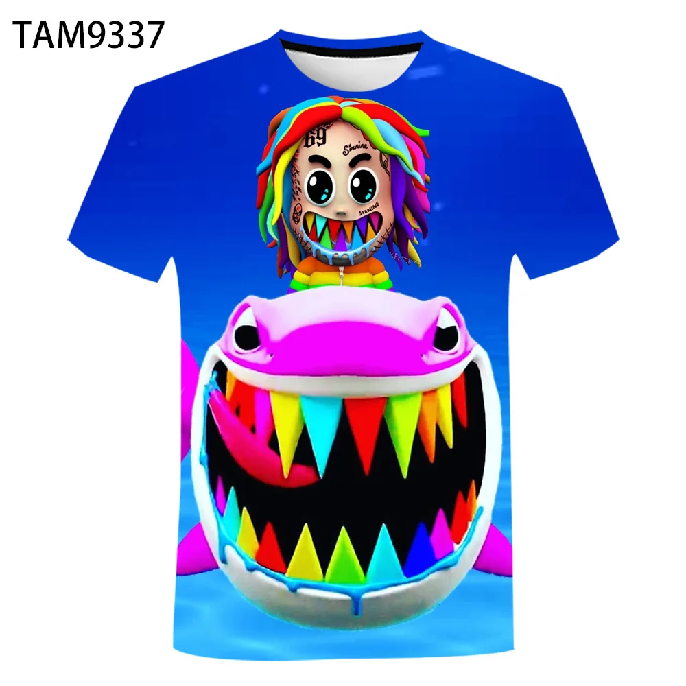 Rapper 69 6ix9ine T-shirt Tekashi69 3D Print Hip Hop Streetwear Men Women Sport Casual O-Neck T Shirt Fashion Tees Tops Clothing
Rapper 69 6ix9ine T-shirt Tekashi69 3D Print Hip Hop Streetwear Men Women Sport Casual O-Neck T Shirt Fashion Tees Tops Clothing