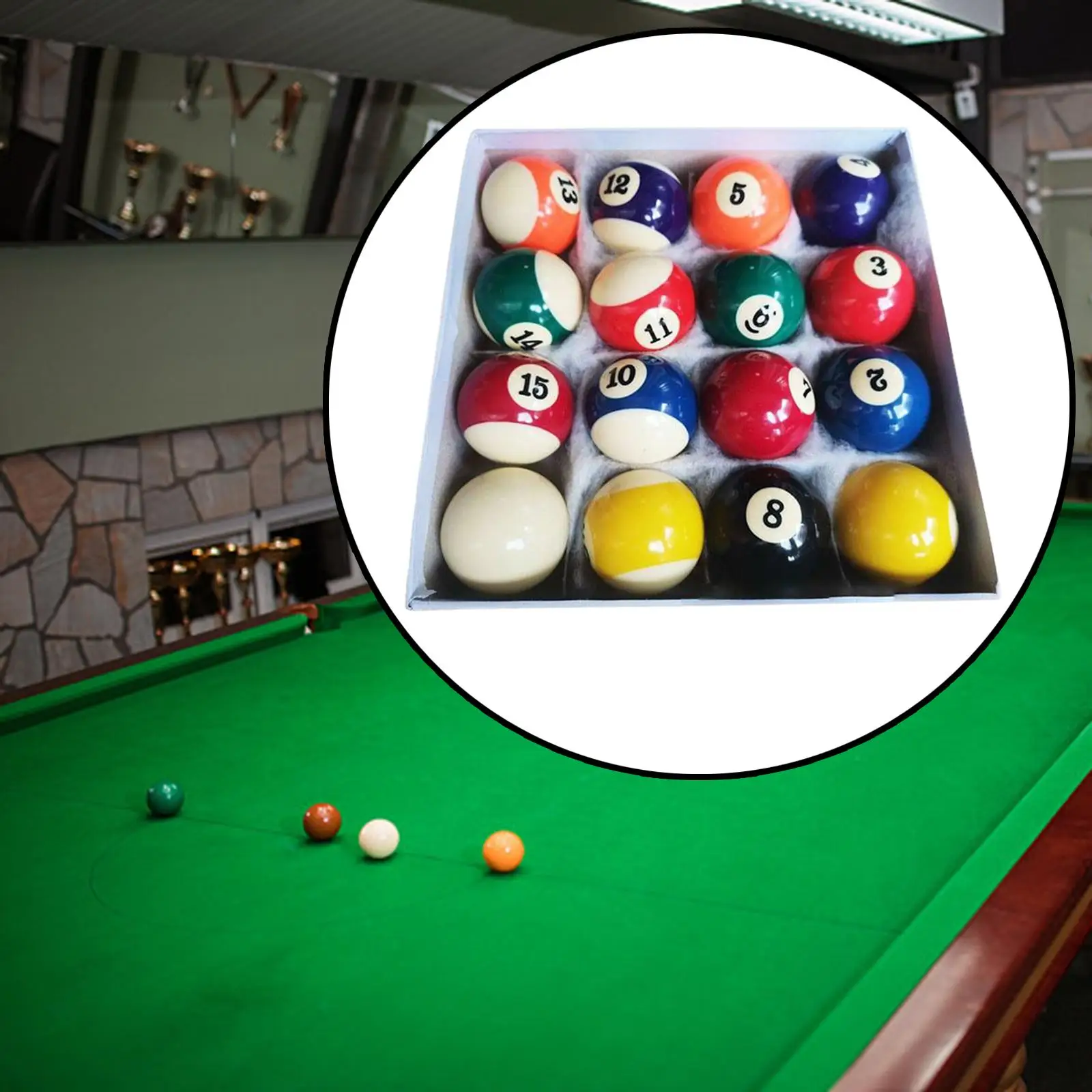 16x Billiard Balls Set Pool Balls American Billiard Balls Complete 16 Balls for Pool Tables for Home
16x Billiard Balls Set Pool Balls American Billiard Balls Complete 16 Balls for Pool Tables for Home