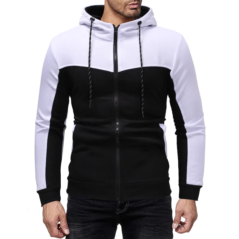 2022 Autumn and Winter New Stitching Design Men's Casual Slim Coat Zipper Hooded Sweater Coat Men's Fashion Casual Coat Hoodies
2022 Autumn and Winter New Stitching Design Men's Casual Slim Coat Zipper Hooded Sweater Coat Men's Fashion Casual Coat Hoodies