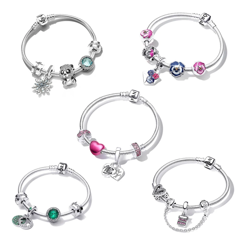 2022 New Jewelry For Women 925 Sterling Silver Beadeds Bracelets Set DIY Charms Original Handmades Heart Snowflake Argent Beads
2022 New Jewelry For Women 925 Sterling Silver Beadeds Bracelets Set DIY Charms Original Handmades Heart Snowflake Argent Beads