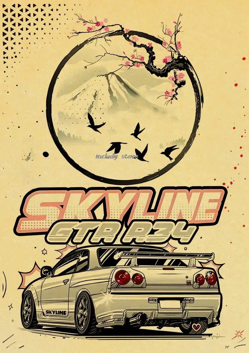Плакат Nissan Skyline JDM
Плакат Nissan Skyline JDM