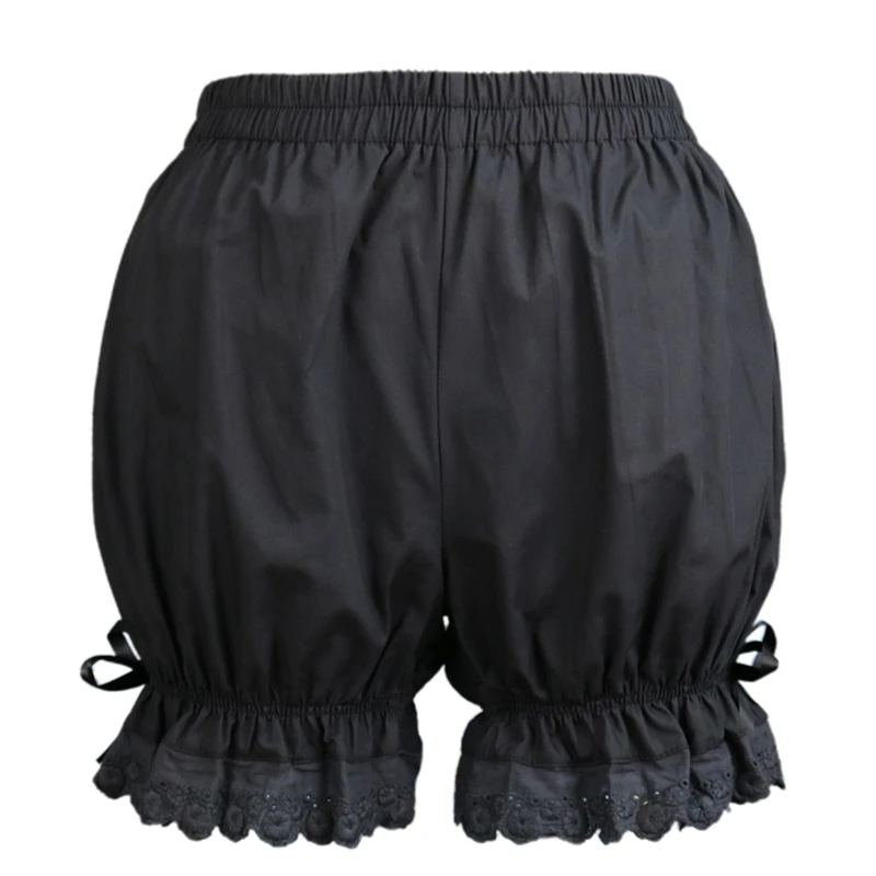 New style Women Summer Cotton Bloomers Lolita Ruffled Floral Lace Trim Bowknot Pumpkin Pants Gothic Victorian Pajama Safety
New style Women Summer Cotton Bloomers Lolita Ruffled Floral Lace Trim Bowknot Pumpkin Pants Gothic Victorian Pajama Safety