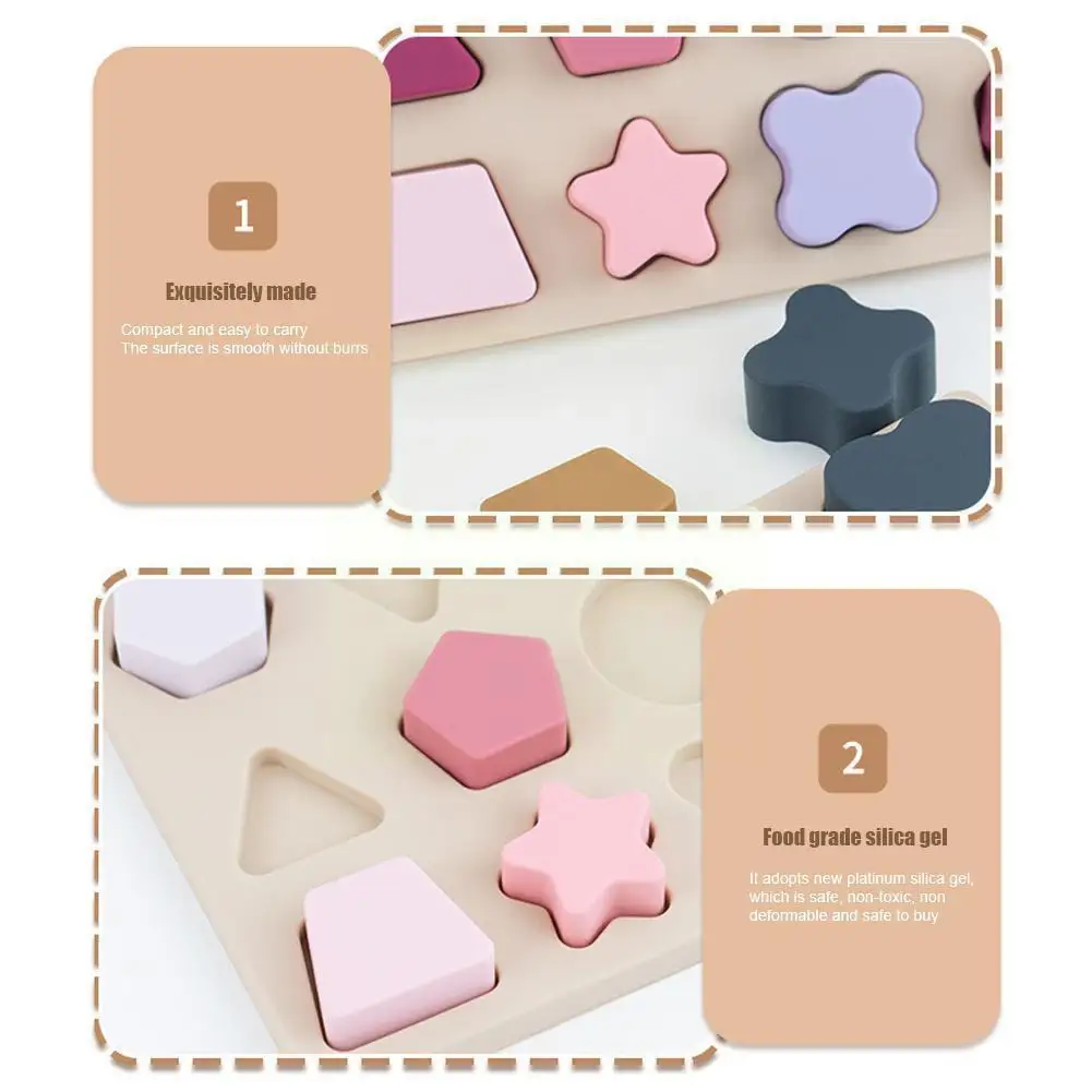 New Baby Silicone Montessori Toys Geomet Jigsaw Puzzle Games Preschool Nested Bpa Toys Stacking Educational Kids Gifts Free G7j4
New Baby Silicone Montessori Toys Geomet Jigsaw Puzzle Games Preschool Nested Bpa Toys Stacking Educational Kids Gifts Free G7j4