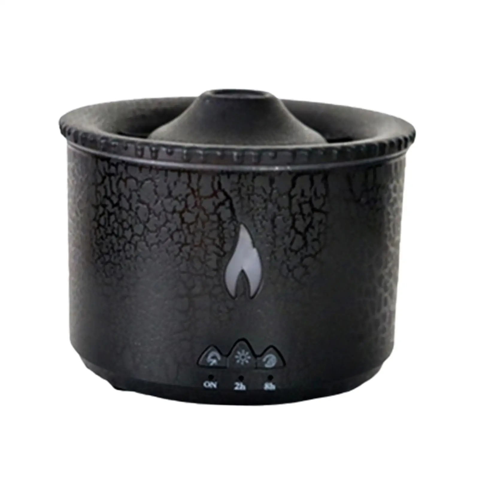 

Flame Air Humidifier Low Noise Auto Shut Off Simulation Flame Aroma Diffuser for Tabletop Personal Living Room Nursery Desktop