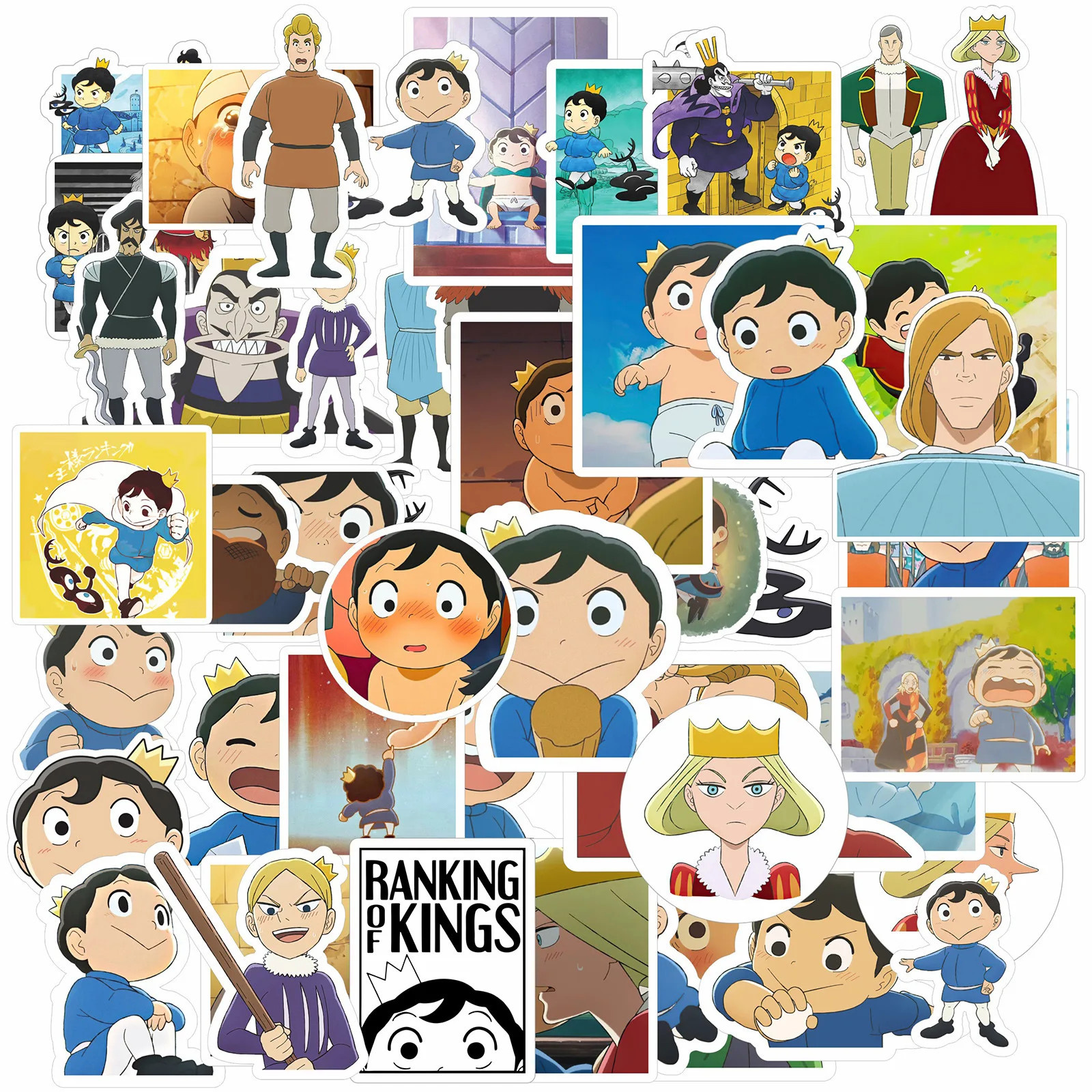 50pcs King Ranking Cartoon Stickers Notebook Guitar Skateboard Luggage Compartment Stickers Anime Stickers Cute Laptop Skin
50pcs King Ranking Cartoon Stickers Notebook Guitar Skateboard Luggage Compartment Stickers Anime Stickers Cute Laptop Skin
