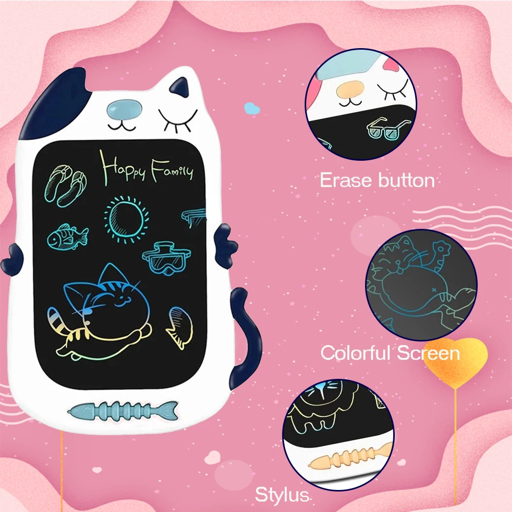 BalleenShiny 8.5inch Children's LCD Writing Board Drawing Toys Waterproof Eye Protection Preschool Education Toys Kids Gifts
BalleenShiny 8.5inch Children's LCD Writing Board Drawing Toys Waterproof Eye Protection Preschool Education Toys Kids Gifts