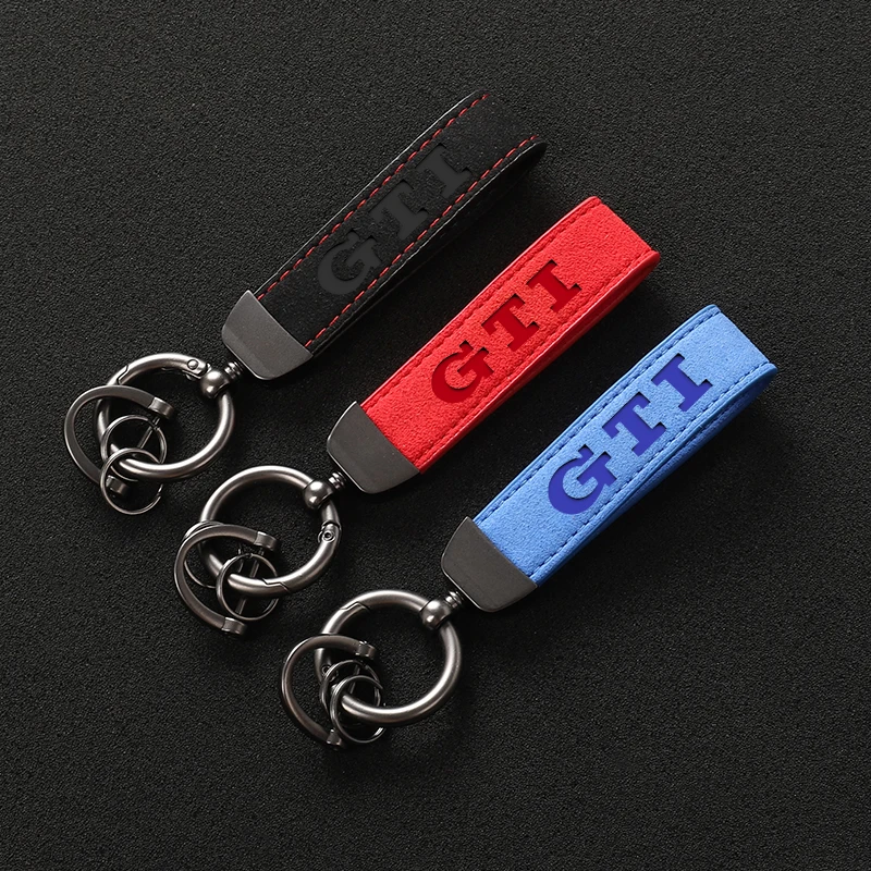 Fashion Suede Keychain With Horseshoe Buckle Fine Gift Key Ring GTI Emblem Car Styling Accessories For VW GOLF 4 5 6 7 MK3 MK4
Fashion Suede Keychain With Horseshoe Buckle Fine Gift Key Ring GTI Emblem Car Styling Accessories For VW GOLF 4 5 6 7 MK3 MK4