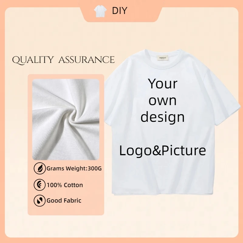 Premium Custom 100% Cotton T-shirt Luxury DIY Men's and Women's T-shirt Team Customization Exclusive Customized Top
Premium Custom 100% Cotton T-shirt Luxury DIY Men's and Women's T-shirt Team Customization Exclusive Customized Top