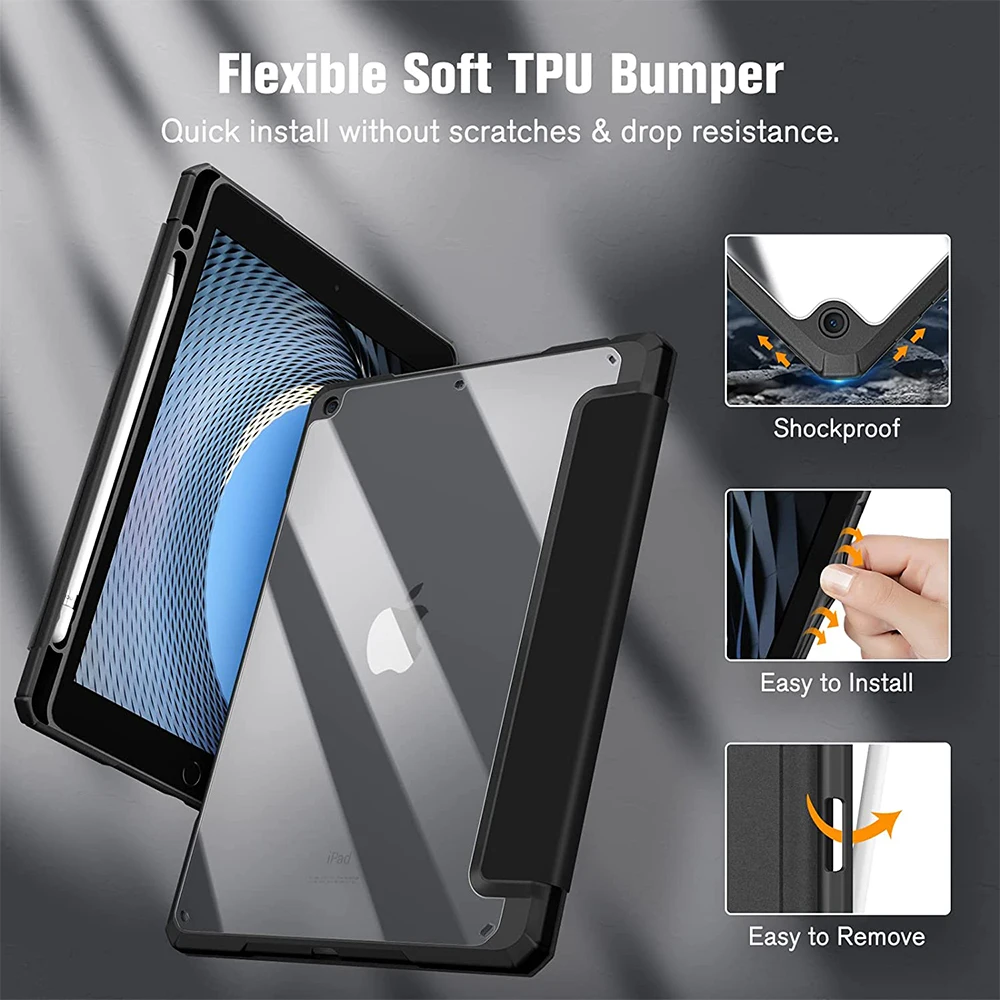 For iPad Air 4 Case Air 5 for iPad Pro 11 Case 2021 for iPad 9th Generation Case 2021 Mini 6 Air 2 5th 6th 8th 7th iPad Air 2022
For iPad Air 4 Case Air 5 for iPad Pro 11 Case 2021 for iPad 9th Generation Case 2021 Mini 6 Air 2 5th 6th 8th 7th iPad Air 2022