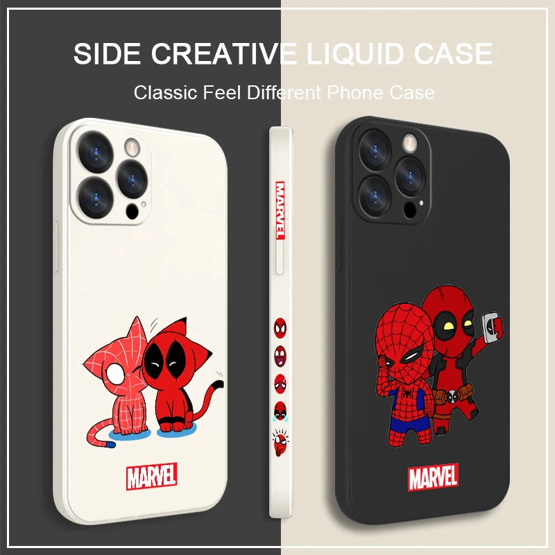 Spiderman Cute Avengers Liquid Left Rope Phone Case For Apple iPhone 14 13 12 Mini 11 Pro XS MAX XR X 8 7 Cover Shell
Spiderman Cute Avengers Liquid Left Rope Phone Case For Apple iPhone 14 13 12 Mini 11 Pro XS MAX XR X 8 7 Cover Shell