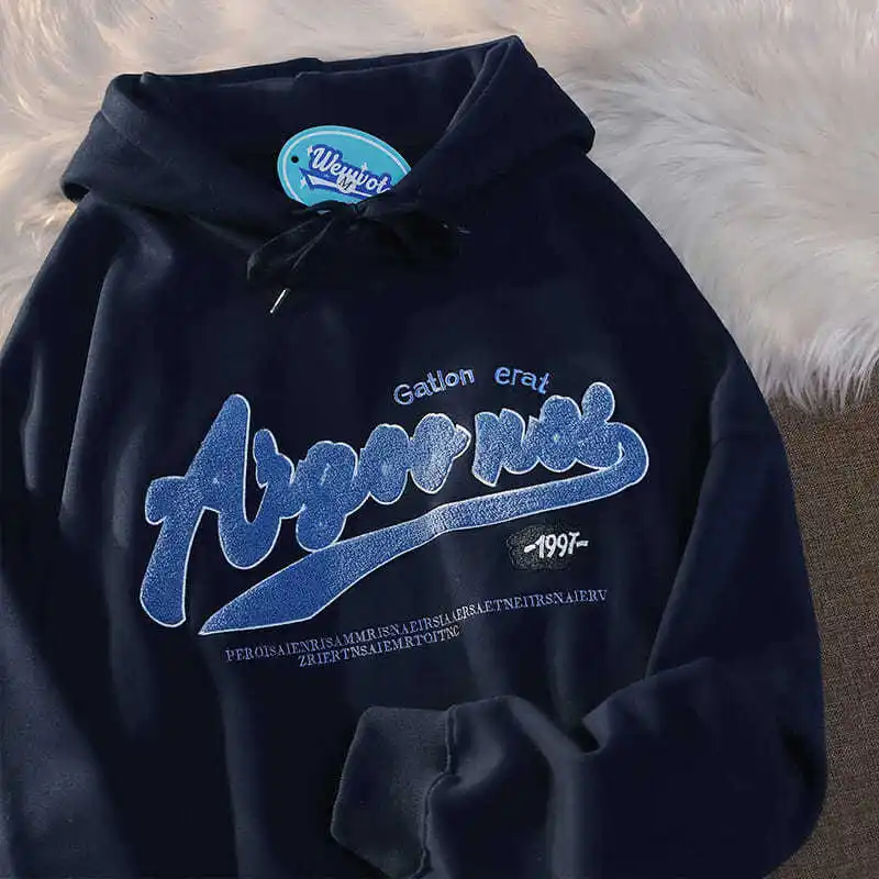 Aesthetic Sweatshirt Fashion Streetwear Long Sleeve Hoodies Graphic Embroidery Y2K Style Vintage Loose Hooded Streetwear Hoodie
Aesthetic Sweatshirt Fashion Streetwear Long Sleeve Hoodies Graphic Embroidery Y2K Style Vintage Loose Hooded Streetwear Hoodie