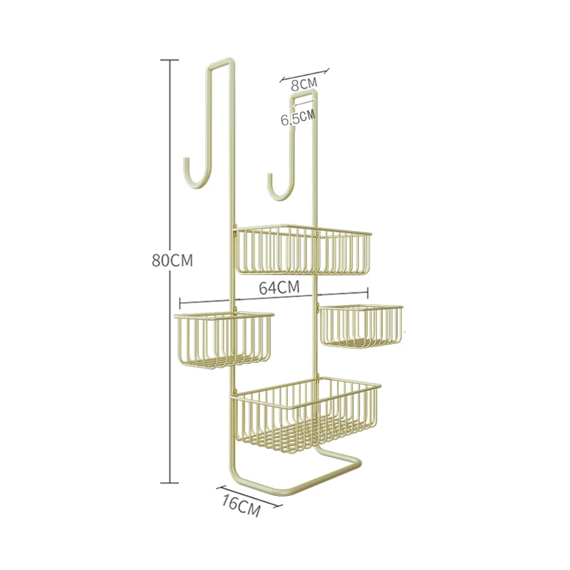 Shower room wall shelf household bathroom hanging basket rear rack hotel hotel bathroom wall hanging storage rack
Shower room wall shelf household bathroom hanging basket rear rack hotel hotel bathroom wall hanging storage rack