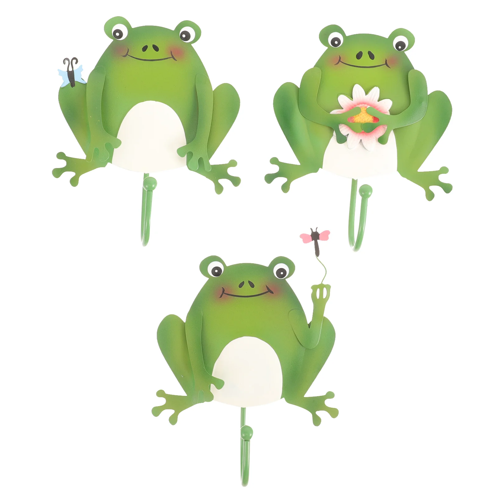 3pcs Wall Hanging Hooks Key Holder Frog Shape Wall Organizer Hook Novelty Key Hook
3pcs Wall Hanging Hooks Key Holder Frog Shape Wall Organizer Hook Novelty Key Hook