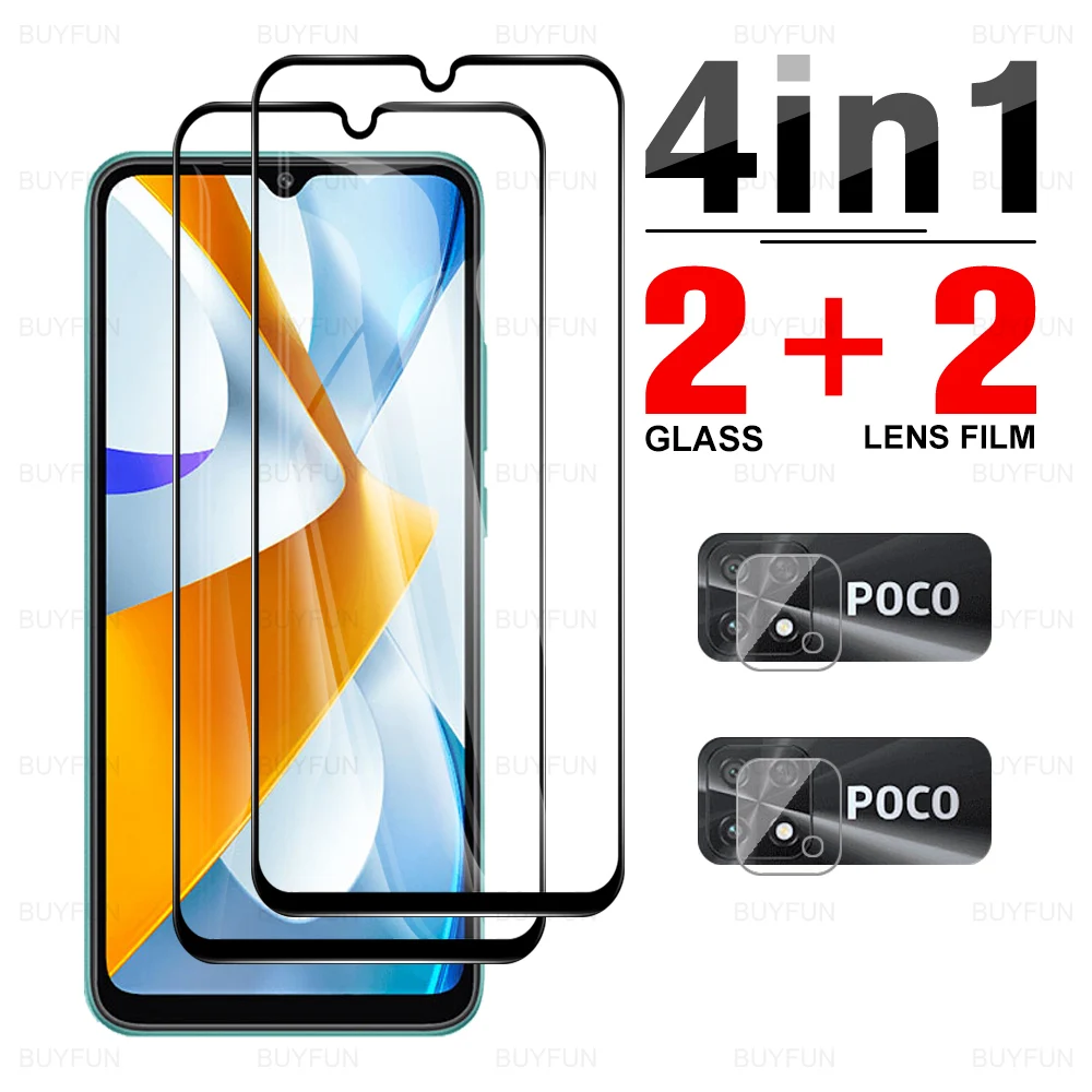 Защитное стекло 4 в 1 с полным покрытием и черными краями для Xiaomi Poco C40 C 40 Xaomi Poko Poxo C40, Защитная пленка для объектива камеры 6,71 дюйма
Защитное стекло 4 в 1 с полным покрытием и черными краями для Xiaomi Poco C40 C 40 Xaomi Poko Poxo C40, Защитная пленка для объектива камеры 6,71 дюйма