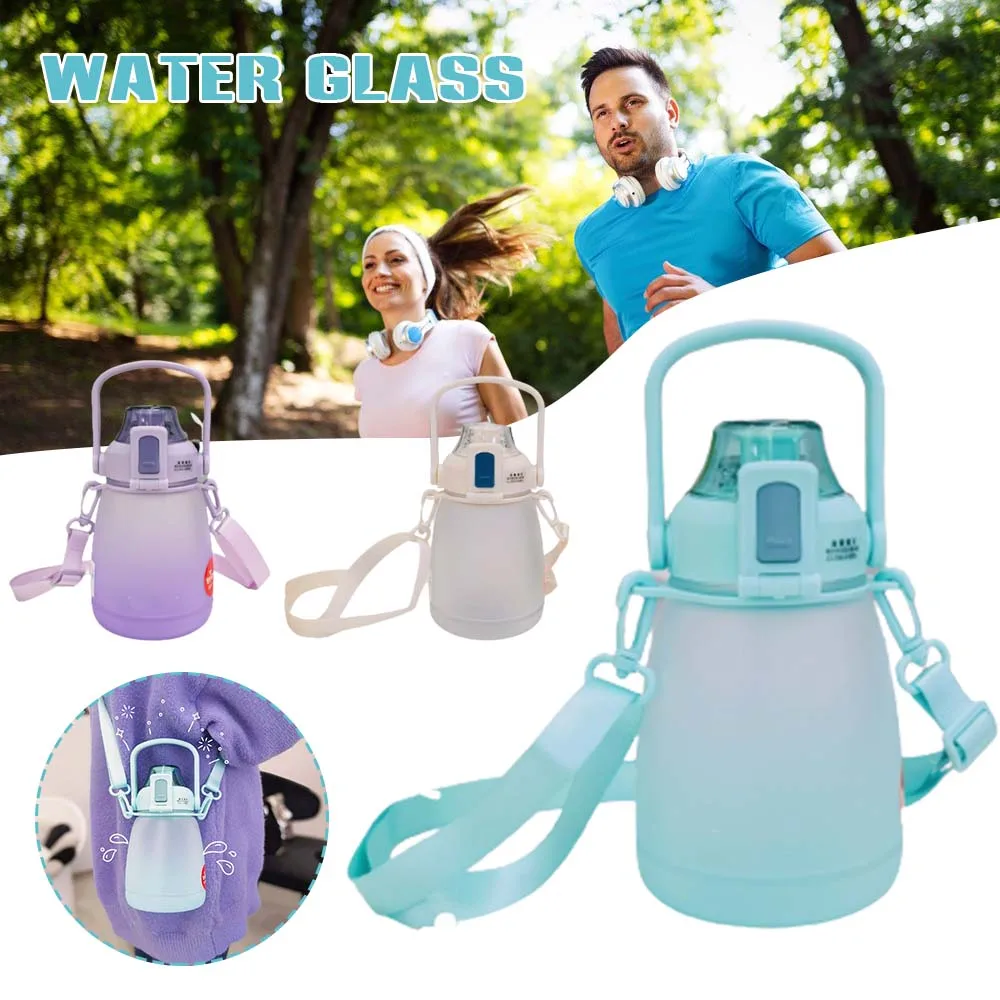 Portable Matte Water Bottle BPA-Free 1.1L Drinking Bottle with Shoulder Strap for Fitness Cycling Sports Yoga LB88
Portable Matte Water Bottle BPA-Free 1.1L Drinking Bottle with Shoulder Strap for Fitness Cycling Sports Yoga LB88